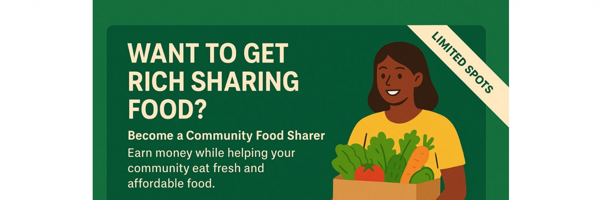 Join as a Community Food Sharer