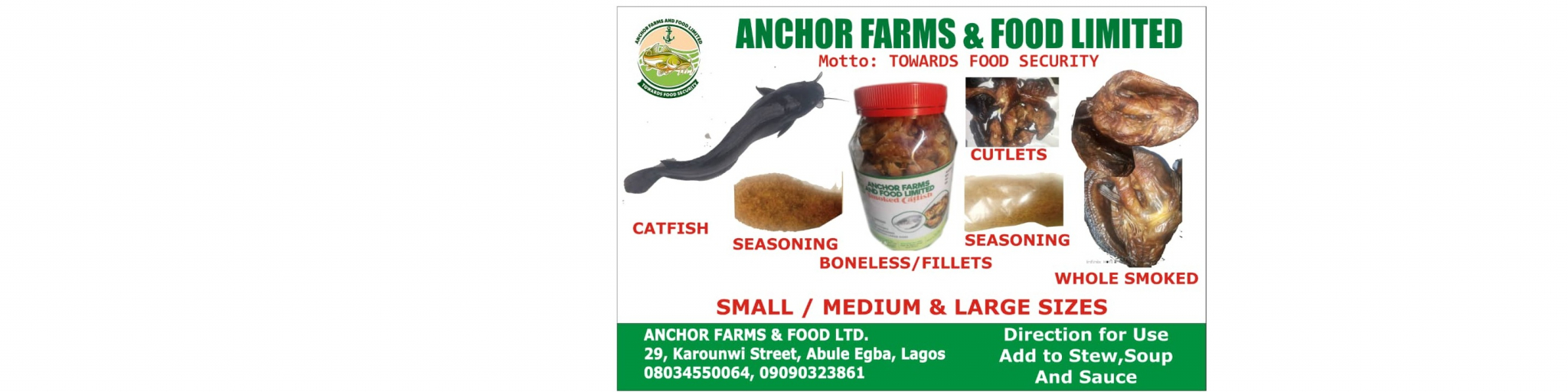 Anchor Farms and Food Ltd